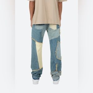 PATCHWORK BAGGY DENIM
VINTAGE BLUE